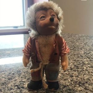 Vintage German Steiff Dad Hedgehog